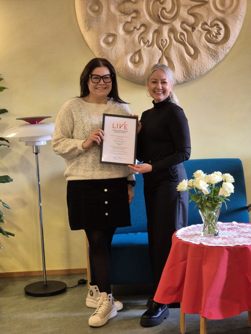 Hoivakoti Sofia Sointu Tulkki ja Liven Annika Lipponen