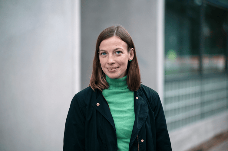 Kuvassa Li Andersson / Kuva: Antti Yrjönen