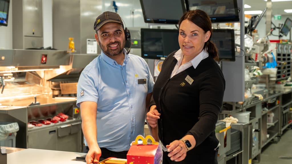 Monimuotoinen työyhteisö tuo asiakkaita McDonald’s Porttipuistoon