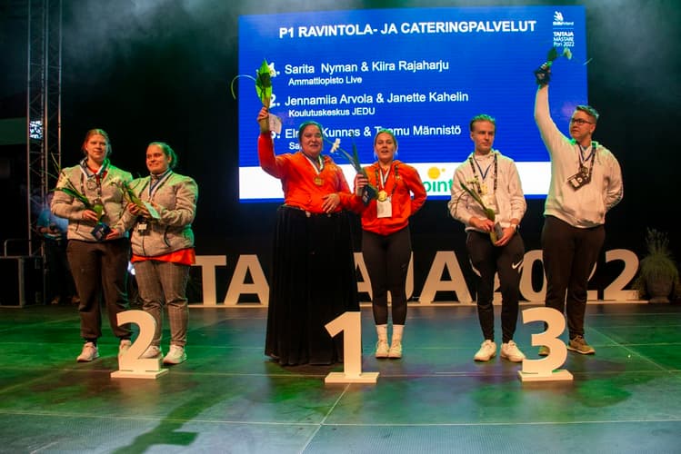 Taitaja 2022 päättäjäiset Kuva: Marina Malkova, Sataedu / Skills Finland