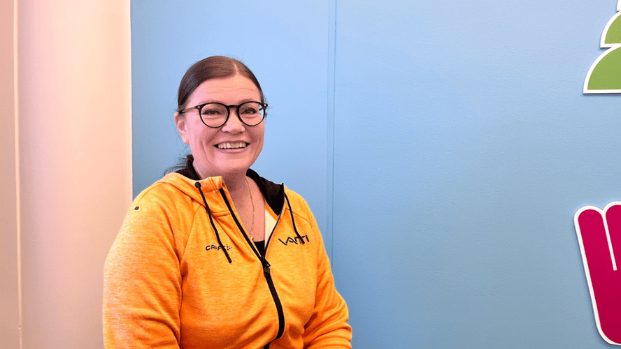 Kuvassa Minna Tuomi. Kuva: Vantti / Aino Laine