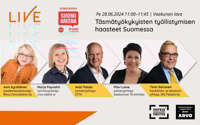 Kuvassa Liven keskusteluun osallistuvat panelistit featured-image