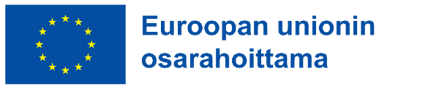 Euroopan unionin osarahoittama -logo